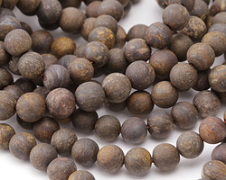 Bronzite (matte) Round 8mm