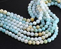 Amazonite (Ombré) Faceted Round 4.5mm