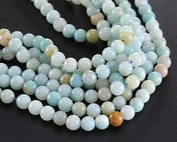 Black Gold Amazonite Round 6mm