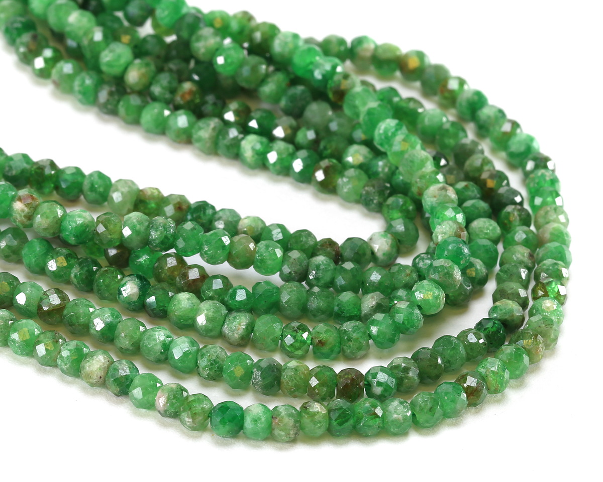 Tsavorite (A) Microfaceted Round 4mm