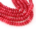 Candied Strawberry Agate Rondelle 5x8mm