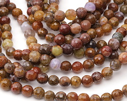 Agua Nueva Agate Faceted Round 6mm