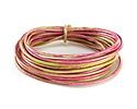 Party Pink Round Leather Cord 1.5mm
