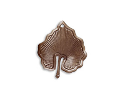 Vintaj Natural Brass Enchanted Leaf 22x26mm