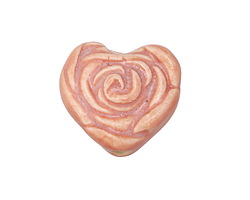 Gaea Ceramic Sunshine La Vie En Rose Heart 20-21x22-23mm