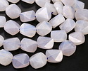 Blue Rose Quartz Faceted Star Coin 15mm