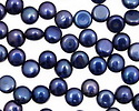Midnight Blue Dancing Button 6-6.5mm
