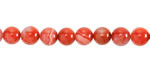 Nanhong Agate (Southern Red Agate) Round 6mm