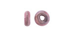 Unicorne Beads Glass Marbled Lavender Donut 4-6x9-11mm