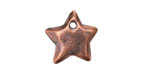 Mykonos Antique Copper (plated) Star Drop 18mm