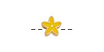 24K Gold (plated) Yellow Enamel Flower Bead 11mm
