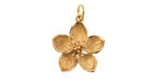 Nina Designs Bronze Cherry Blossom Focal 16x22mm