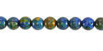 Azurite Crazy Lace Calcite Round 6mm