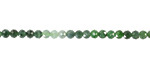 Guatemalan Jade (A) Ombré Microfaceted Round 3mm
