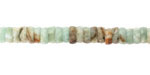 Hemimorphite Microfaceted Heishi 2x6mm
