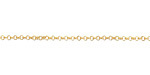 Hamilton Gold (plated) Tiny Double Rollo Chain, 50m Spool