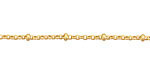 Satin Hamilton Gold (plated) Rollo Satellite Chain, 5' Package