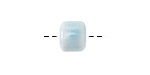 Aqua Porcelain Barrel 9x10mm