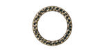 TierraCast Antique Brass (plated) Large Hammertone Ring 19mm
