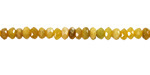 Banana Candy Jade Faceted Rondelle 2x4mm