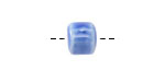 Lake Blue Porcelain Barrel 9x10mm