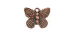 Nunn Design Antique Copper (plated) Butterfly Charm 18x15mm