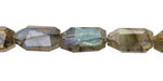 Labradorite (A) Microfaceted Long Nugget 9x14mm