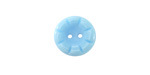 Czech Glass Alice Blue 2-Hole Button 14mm