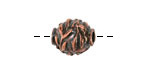Mykonos Antique Copper (plated) Olive Branch Round 14mm