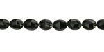 Black Obsidian Microfaceted Oval 8x6mm