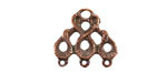 Mykonos Antique Copper (plated) Serpent Chandelier Focal Link 18x19mm
