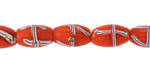 Indonesian Persimmon French Cross Rice 12-13x7mm