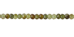 Vesuvianite Faceted Rondelle 4mm