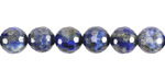 Lapis Faceted Round 8mm