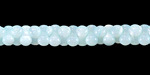 Aqua Mother of Pearl Peanut Beads 4x8mm