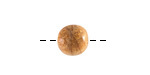 Recycled Baseball Bat Wood Bead 10mm