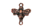 Mykonos Antique Copper (plated) Honey Bee Focal Link 27x24mm