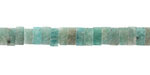 Brazil Amazonite Squaredelle 3x6mm