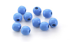 Alice Blue Wood Round 9-10mm