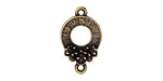TierraCast Antique Brass (plated) Blossom Link 13x20mm