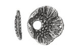 Green Girl Pewter Poppy Toggle Clasp 25x26mm