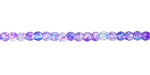 Czech Glass Dual Coated Purple & Blue Round Druk 3mm