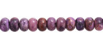 Purple Crazy Lace Agate Rondelle 4x6mm