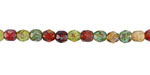 Czech Glass Berry Harvest Multi Color Mix Picasso Fire Polished Round 5mm