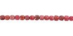 Brazilian Rhodolite Faceted Cube 4mm