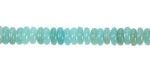 Black Gold Amazonite Spacer Rondelle 2x6mm