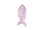 Lavender Resin & Shell Fish Focal 10x24mm