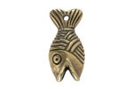 Mykonos Antique Brass (plated) Large Fish Focal 14x27mm