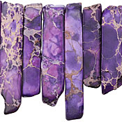 Purple Impression Jasper Graduated Stick 8-10x12-54mm