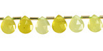 Serpentine (natural) Microfaceted Teardrop 8x10mm